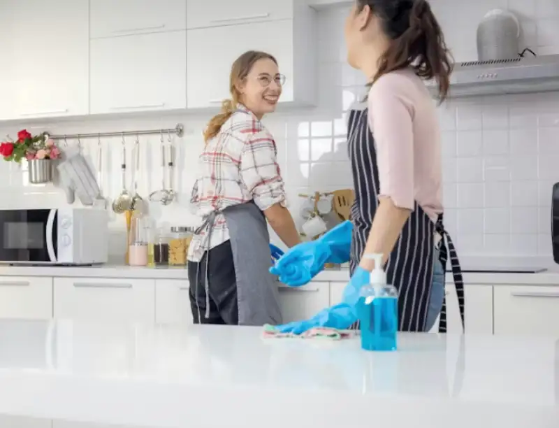 Maid house cleaning