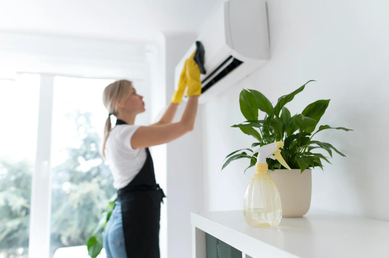 deep-cleaning-service-heber-utah Two-person cleaning crew deep cleaning a commercial office space in Heber Utah